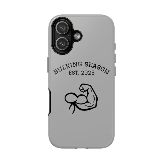 Bulking Season iPhone Case – Tough Gym Cover for Fitness Lovers