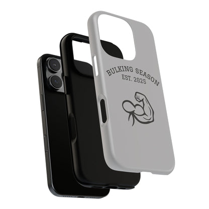 Bulking Season iPhone Case – Tough Gym Cover for Fitness Lovers