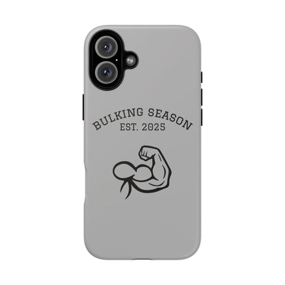 Bulking Season iPhone Case – Tough Gym Cover for Fitness Lovers