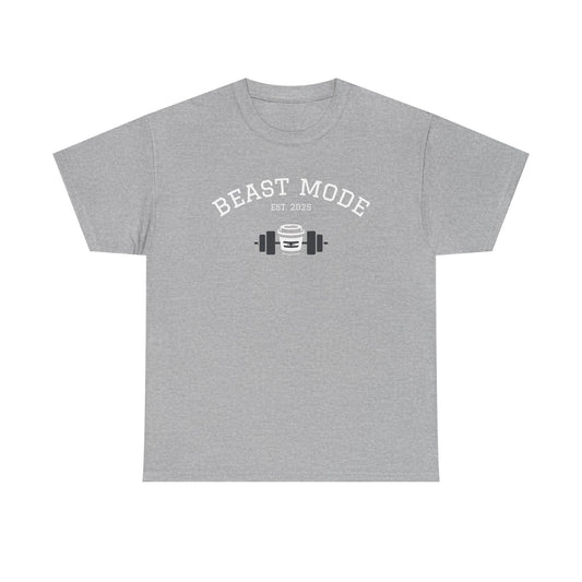 Beast Mode Unisex Cotton Tee – Gym & Fitness
