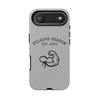 Bulking Season iPhone Case – Tough Gym Cover for Fitness Lovers