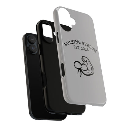 Bulking Season iPhone Case – Tough Gym Cover for Fitness Lovers
