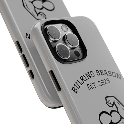 Bulking Season iPhone Case – Tough Gym Cover for Fitness Lovers