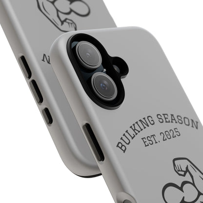 Bulking Season iPhone Case – Tough Gym Cover for Fitness Lovers