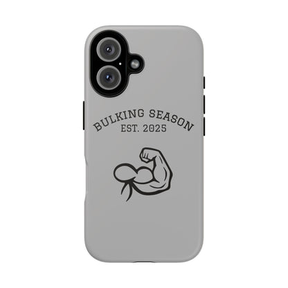 Bulking Season iPhone Case – Tough Gym Cover for Fitness Lovers